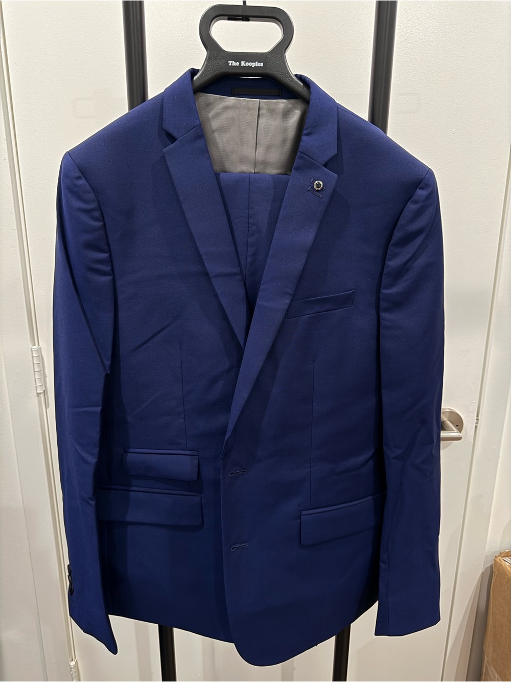 The Kooples Men's Navy Blue Tailored Blazer and Pant